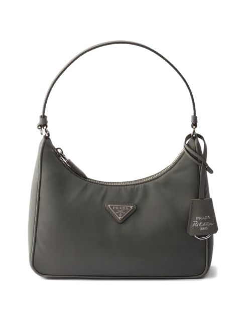 Prada mini Re-Edition 2005 zip tote bag - Grey - zdjęcie produktu nr 1