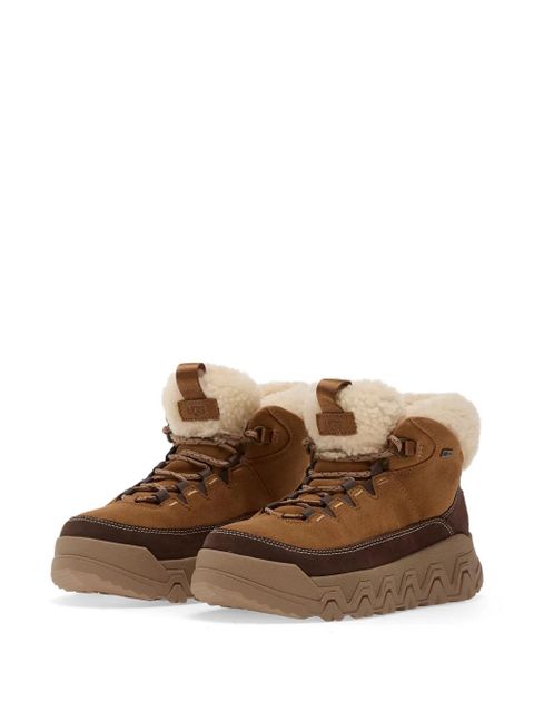 UGG shearling-trim suede boots - Brown - zdjęcie produktu nr 2