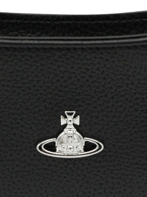 Vivienne Westwood Orb-appliqué shoulder bag - Black