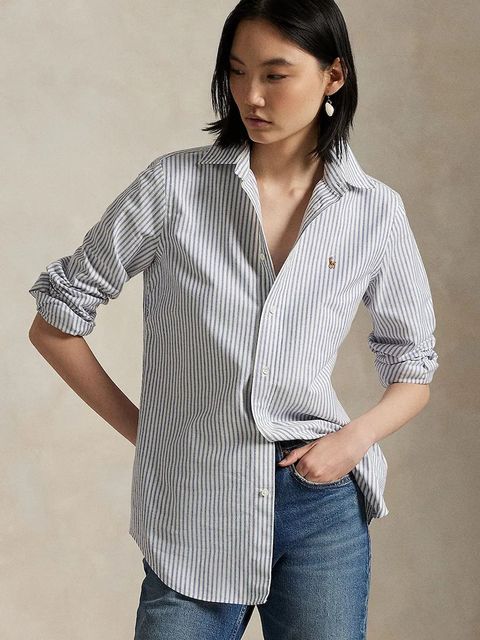 Polo Ralph Lauren koszula damska bawełniana z elastanem - zdjęcie produktu nr 2