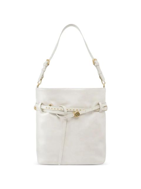 PINKO studded leather shoulder bag - White - zdjęcie produktu nr 1
