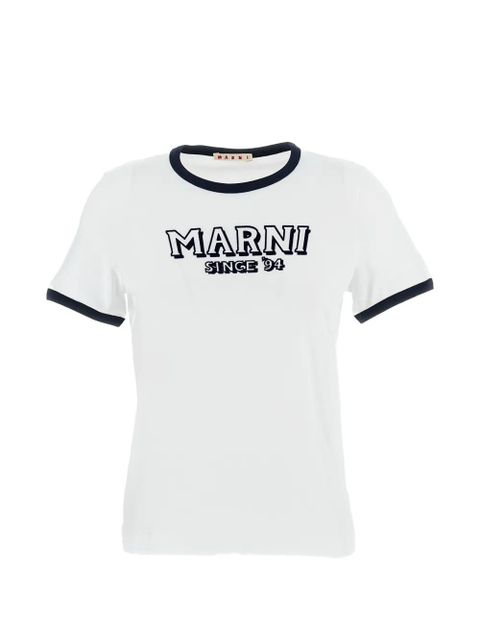 Marni embossed logo T-shirt - White - zdjęcie produktu nr 1