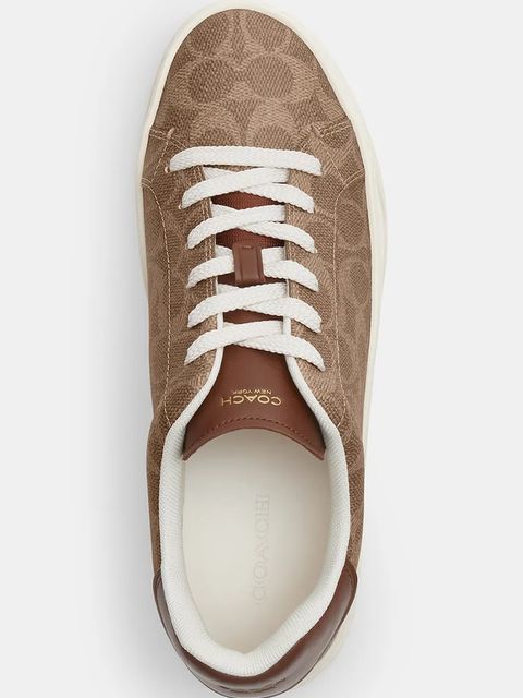 Coach sneakersy High Line damskie kolor beżowy CCN67