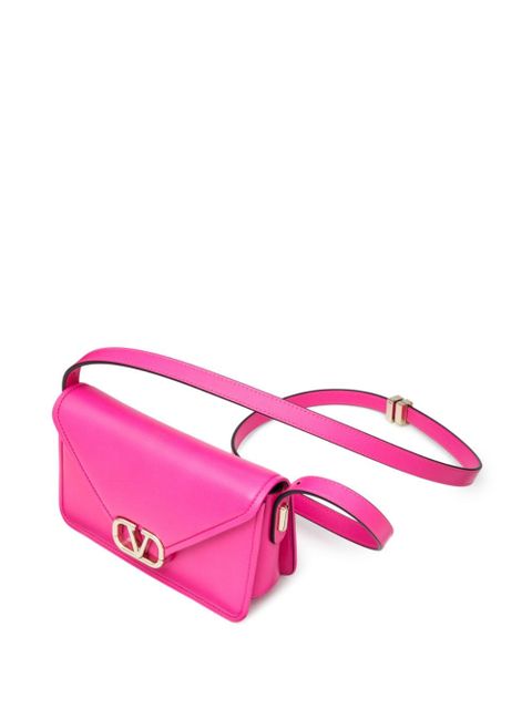 Valentino Garavani small Letter shoulder bag - Pink