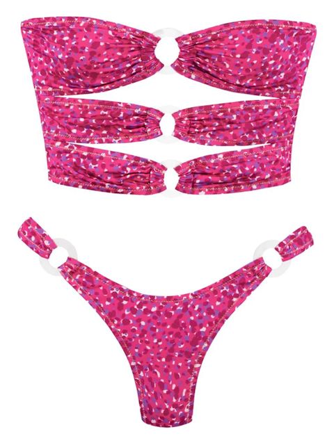 Reina Olga Cage ring-detail bikini - Pink - zdjęcie produktu nr 1