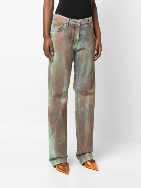 The Attico Deann camouflage trousers - Blue - zdjęcie produktu nr 2