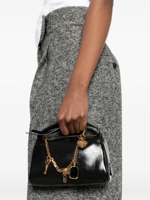 Dolce & Gabbana chain charm leather tote bag - Black - zdjęcie produktu nr 2