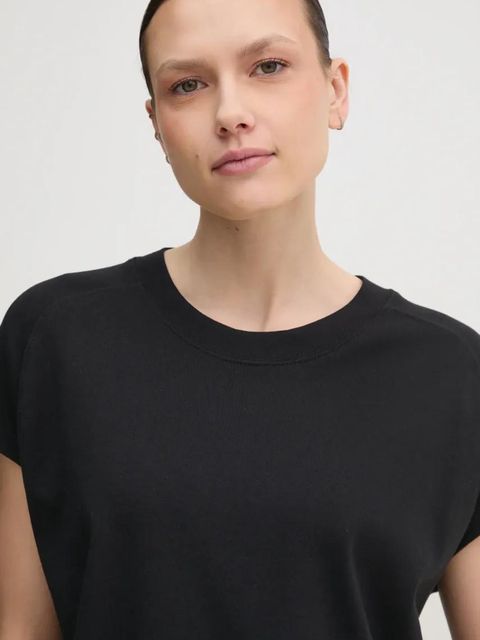 Tommy Hilfiger t-shirt bawełniany damski kolor czarny WW0WW44544 - zdjęcie produktu nr 2