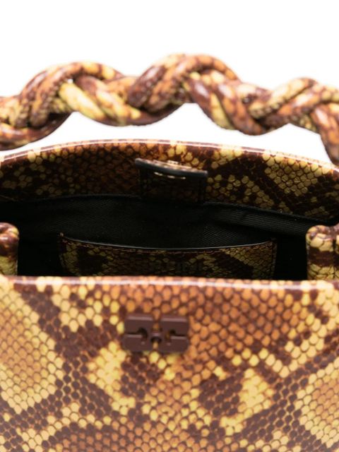 GANNI mini Bou tote bag - Yellow