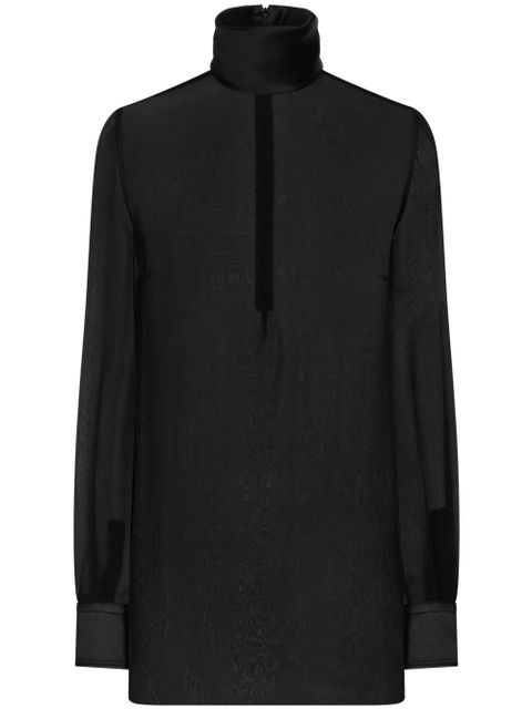 Dolce & Gabbana High-neck blouse - Black - zdjęcie produktu nr 1