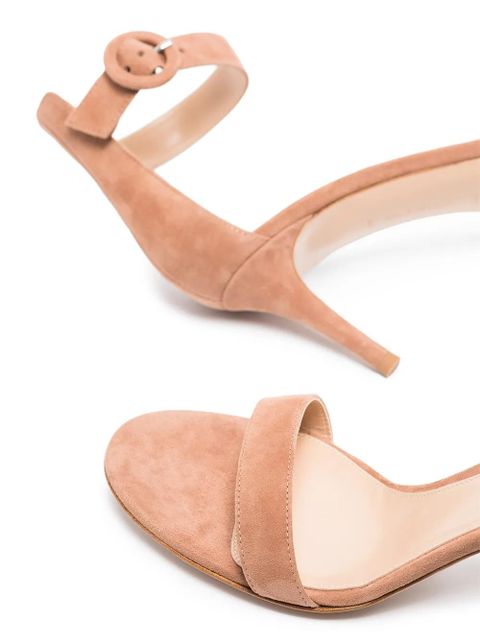 Gianvito Rossi Portofino 70mm suede sandals - Neutrals - zdjęcie produktu nr 2