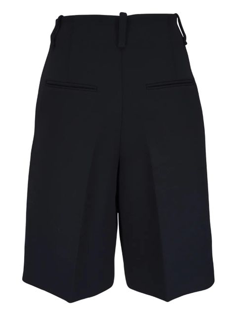 KHAITE Laden pleat-detail tailored shorts - Black - zdjęcie produktu nr 2