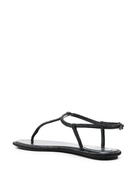 René Caovilla open-toe 13mm leather sandals - Black - zdjęcie produktu nr 2