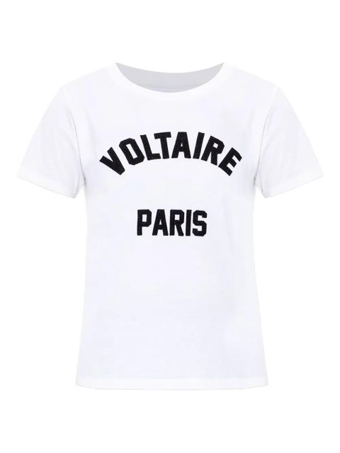 Zadig&Voltaire logo-embroidered t-shirt - White - zdjęcie produktu nr 1