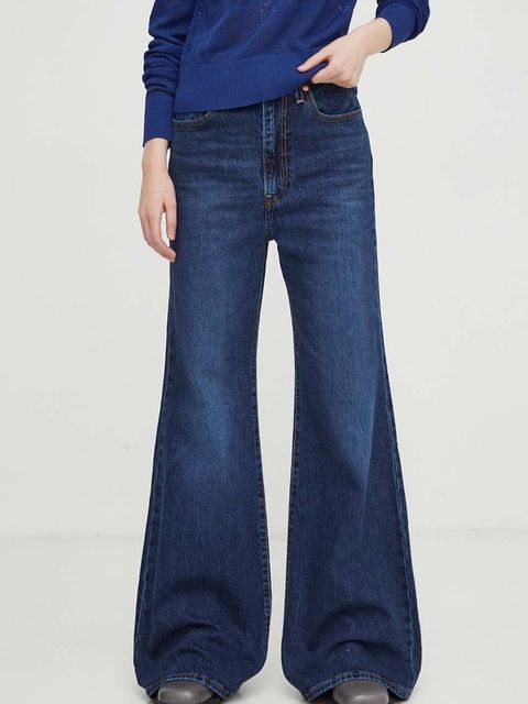 Levi's jeansy RIBCAGE BELLS damskie high waist - zdjęcie produktu nr 1