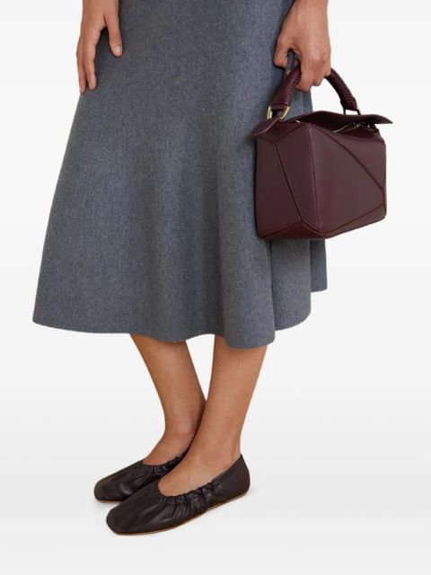 Le Monde Beryl Mica ruched flat - Brown