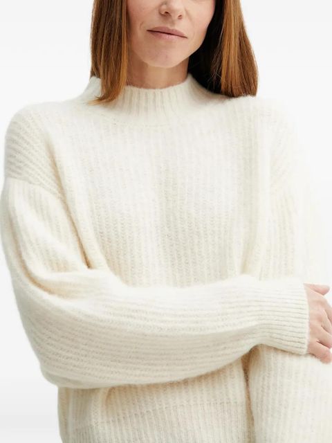 American Vintage East ribbed crew-neck sweater - White