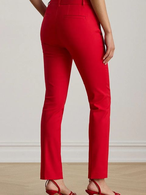 Lauren Ralph Lauren spodnie damskie z bawełną - zdjęcie produktu nr 1