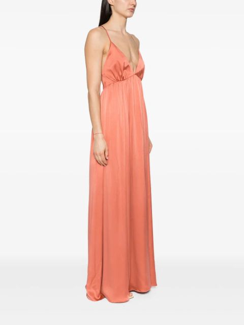 ZIMMERMANN silk-satin maxi dress - Pink