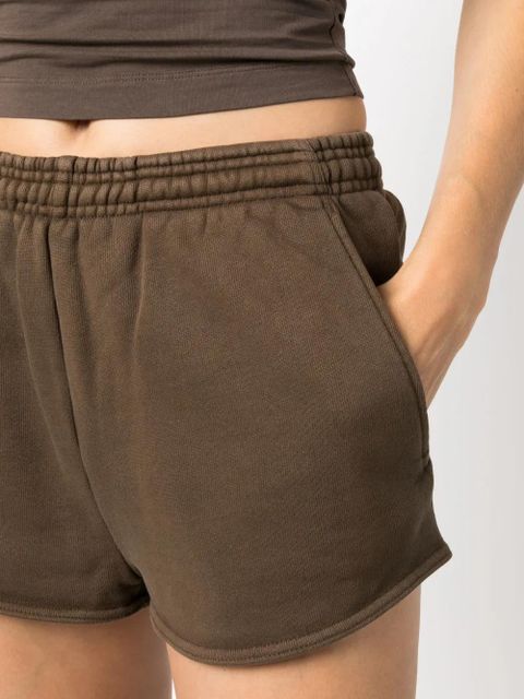 ENTIRE STUDIOS washed elasticated-waistband shorts - Brown