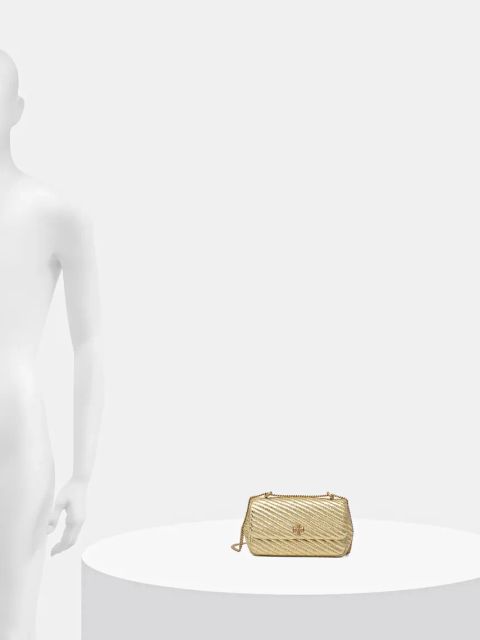 Tory Burch torebka skórzana Kira kolor złoty 161916.700