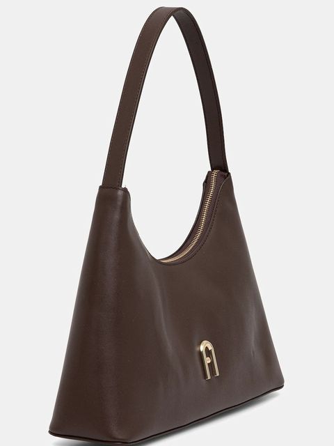 Furla torebka skórzana kolor brązowy WB00782.AX0733.4284S