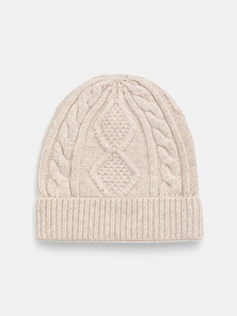 Answear.LAB czapka wełniana kolor biały - zdjęcie produktu nr 2