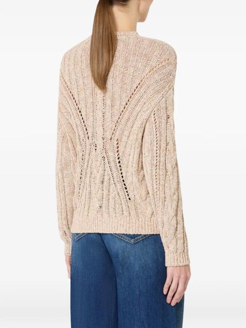 Max Mara knitted top natural - Neutrals