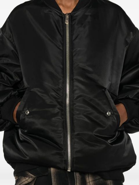 The Frankie Shop Astra zip-fastening bomber jacket - Black