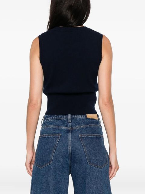 SANDRO button-detail top - Blue