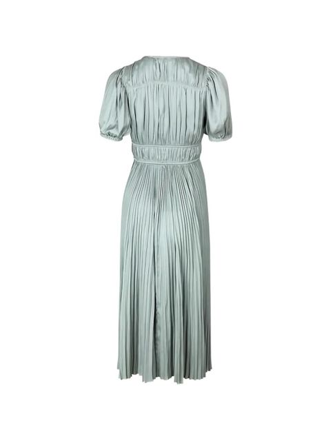 Ulla Johnson Audra pleated dress - Green - zdjęcie produktu nr 2