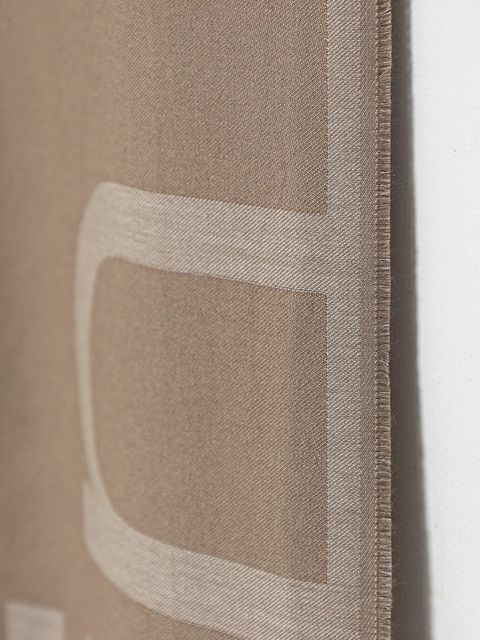 Calvin Klein szalik damski kolor beżowy z nadrukiem LV04F8066G - zdjęcie produktu nr 2