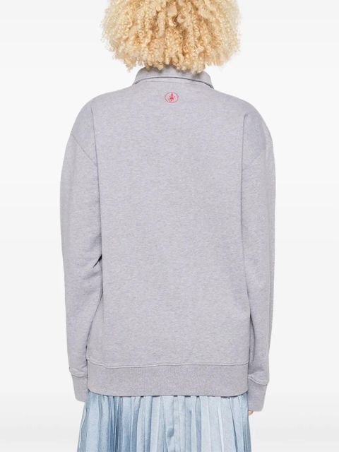 JW Anderson long-sleeve polo-neck top - Grey