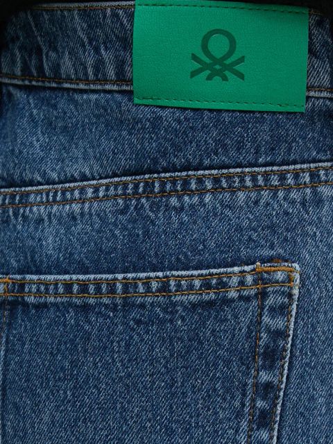 United Colors of Benetton jeansy damskie high waist 4W9KDE01X