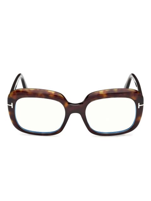 TOM FORD Eyewear square-frame glasses - Brown - zdjęcie produktu nr 1