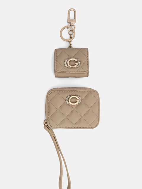 Guess portfel i etui na airpods 2-pack damski kolor beżowy GFBOXW P5401 - zdjęcie produktu nr 2