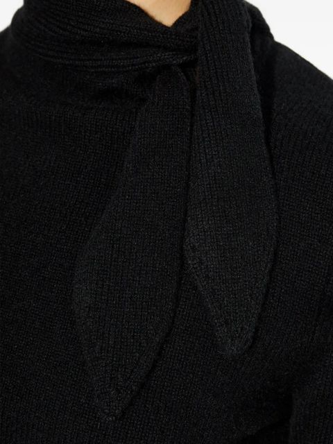Cult Gaia Merida tie-neck sweater - Black