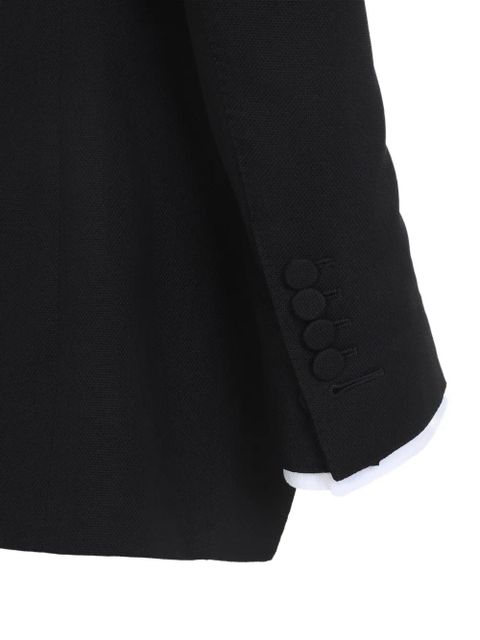 TOM FORD collarless jacket - Black