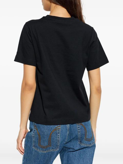 Burberry floral graphic T-shirt - Black