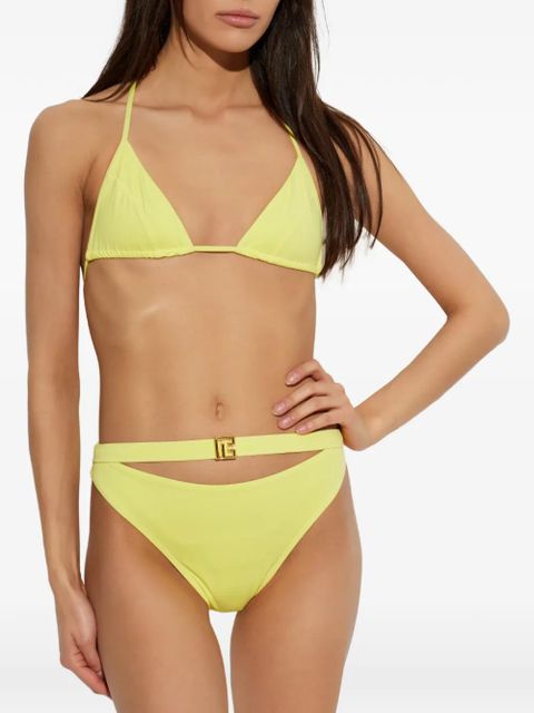 Balmain triangle bikini - Yellow