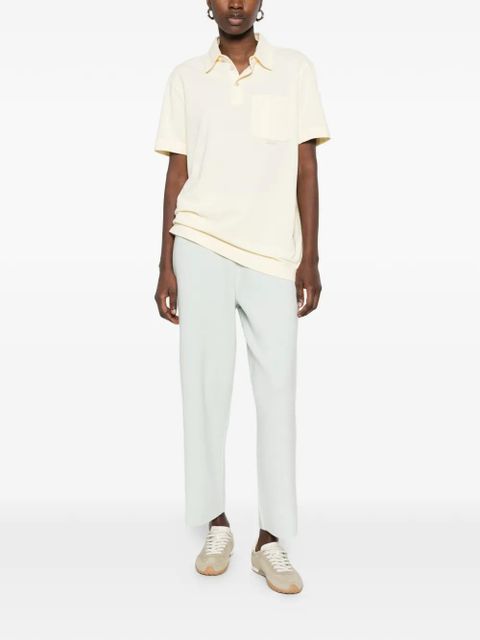 Moncler short-sleeve polo top - Neutrals - zdjęcie produktu nr 2