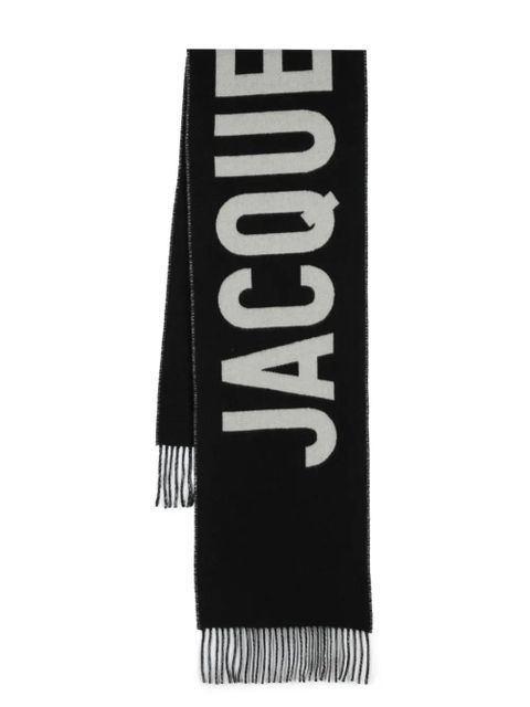 Jacquemus L'Echarpe Jacquemus virgin-wool scarf - Black - zdjęcie produktu nr 1