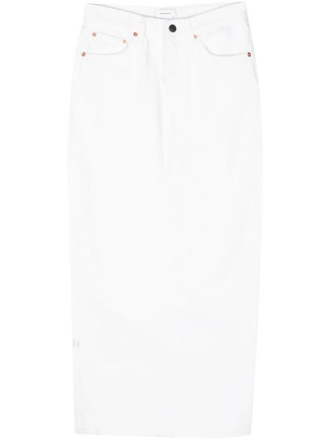 WARDROBE.NYC Denim Column maxi skirt - White - zdjęcie produktu nr 1
