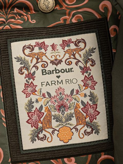 Barbour torebka x Farm Rio kolor multicolor LBA0477