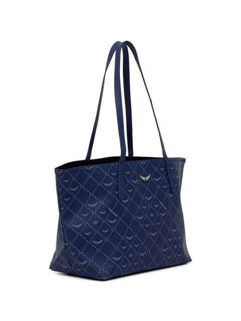 Zadig&Voltaire metallic-detail tote bag - Blue