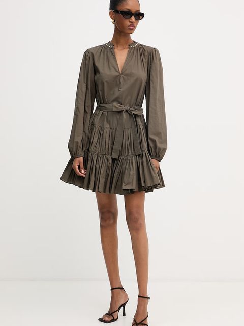 Liu Jo sukienka rozkloszowana bawełniana - zdjęcie produktu nr 1