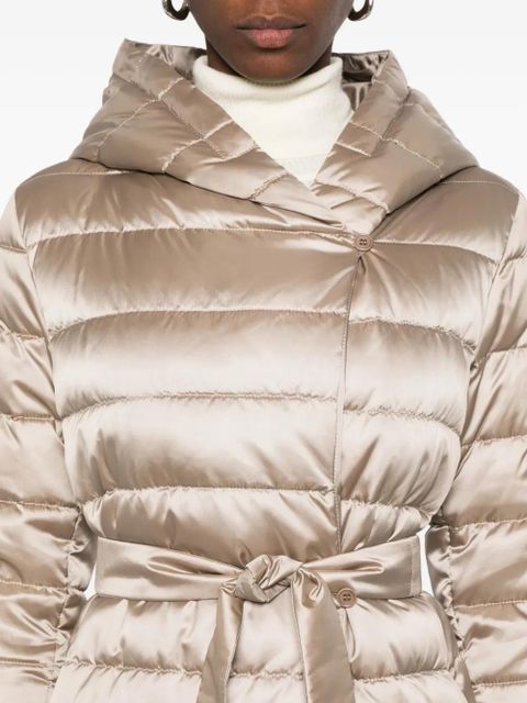 Max Mara Novef hooded coat - Brown