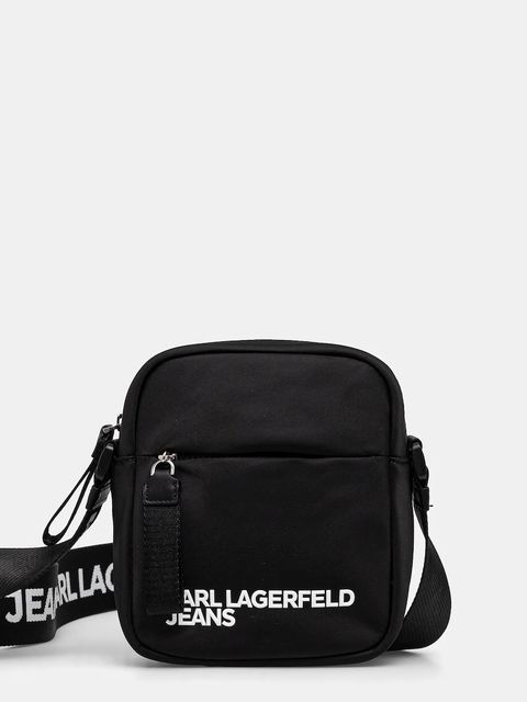 Karl Lagerfeld Jeans saszetka kolor czarny A1M30337 - zdjęcie produktu nr 1