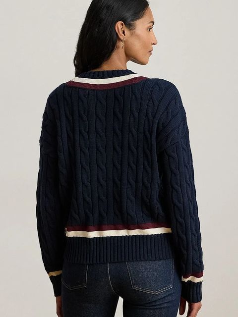 Lauren Ralph Lauren sweter bawełniany - zdjęcie produktu nr 2