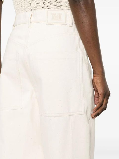 Max Mara high-rise wide-leg jeans - Neutrals